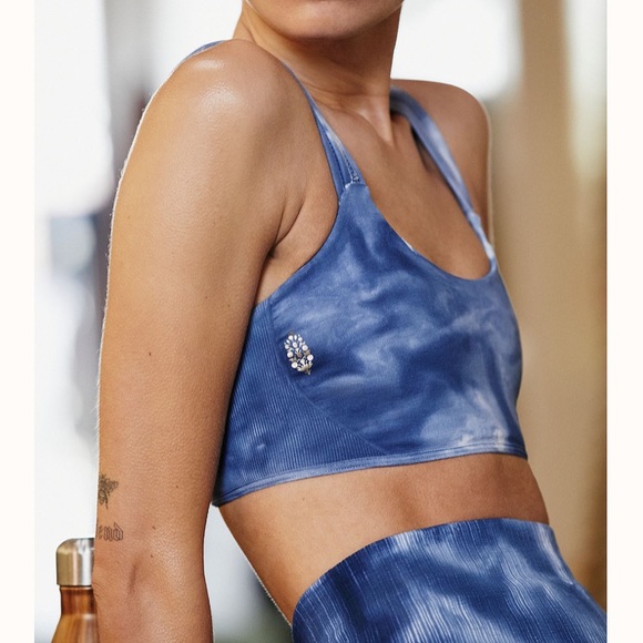 Free People On the Radar Tie Dye Sports Bra M/L - Picture 2 of 5